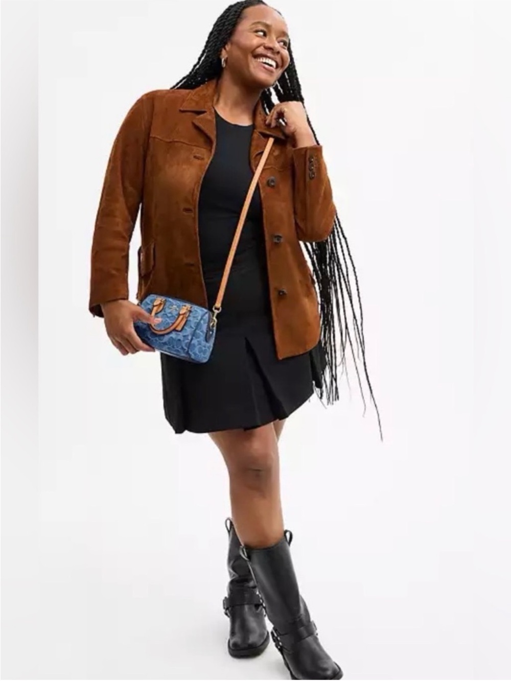 Coach Mini Rowan Crossbody Bag In Signature
Denim NWT - Picture 9 of 9